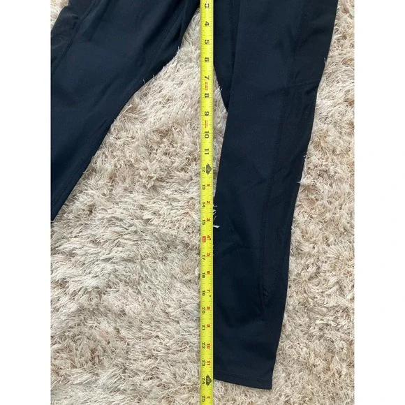 Fabletics Black High Waisted Side Pocket Athletic Leggings Womens Size Medium - Picture 8 of 9